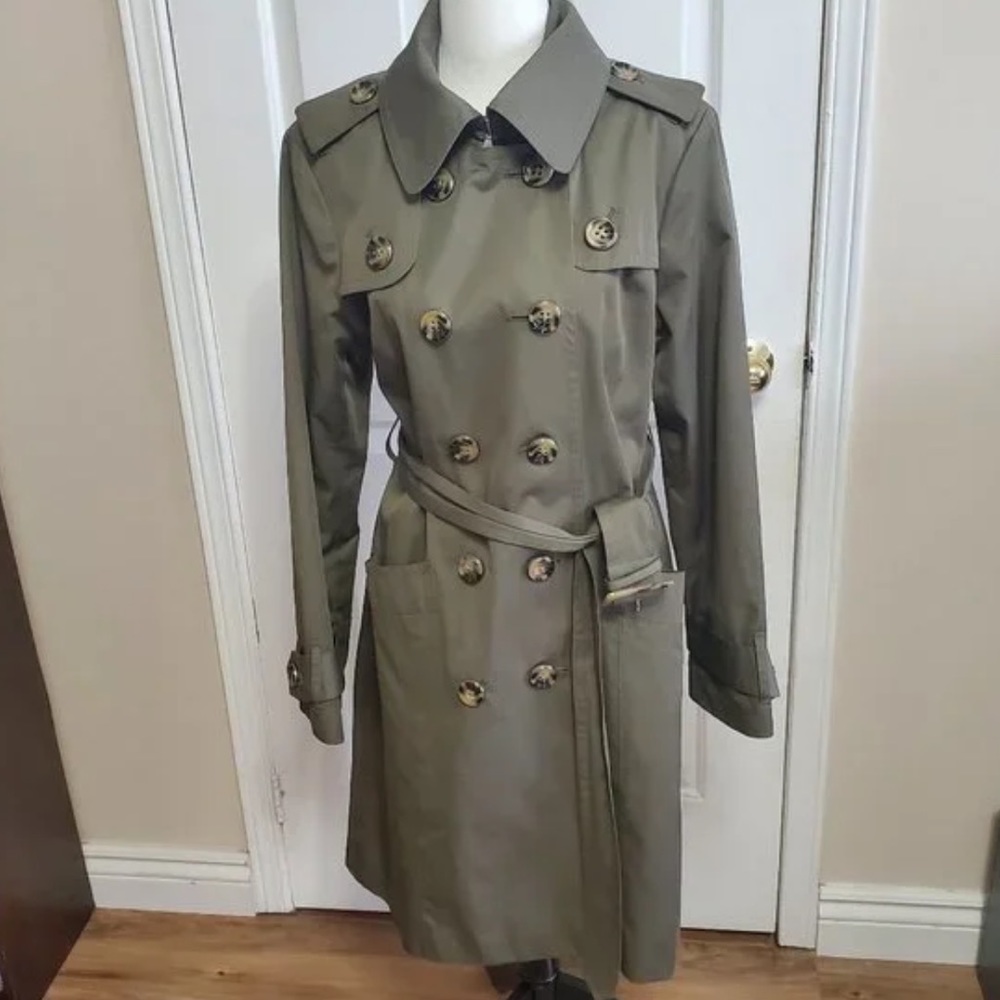 London Fog Sage Trench Coat